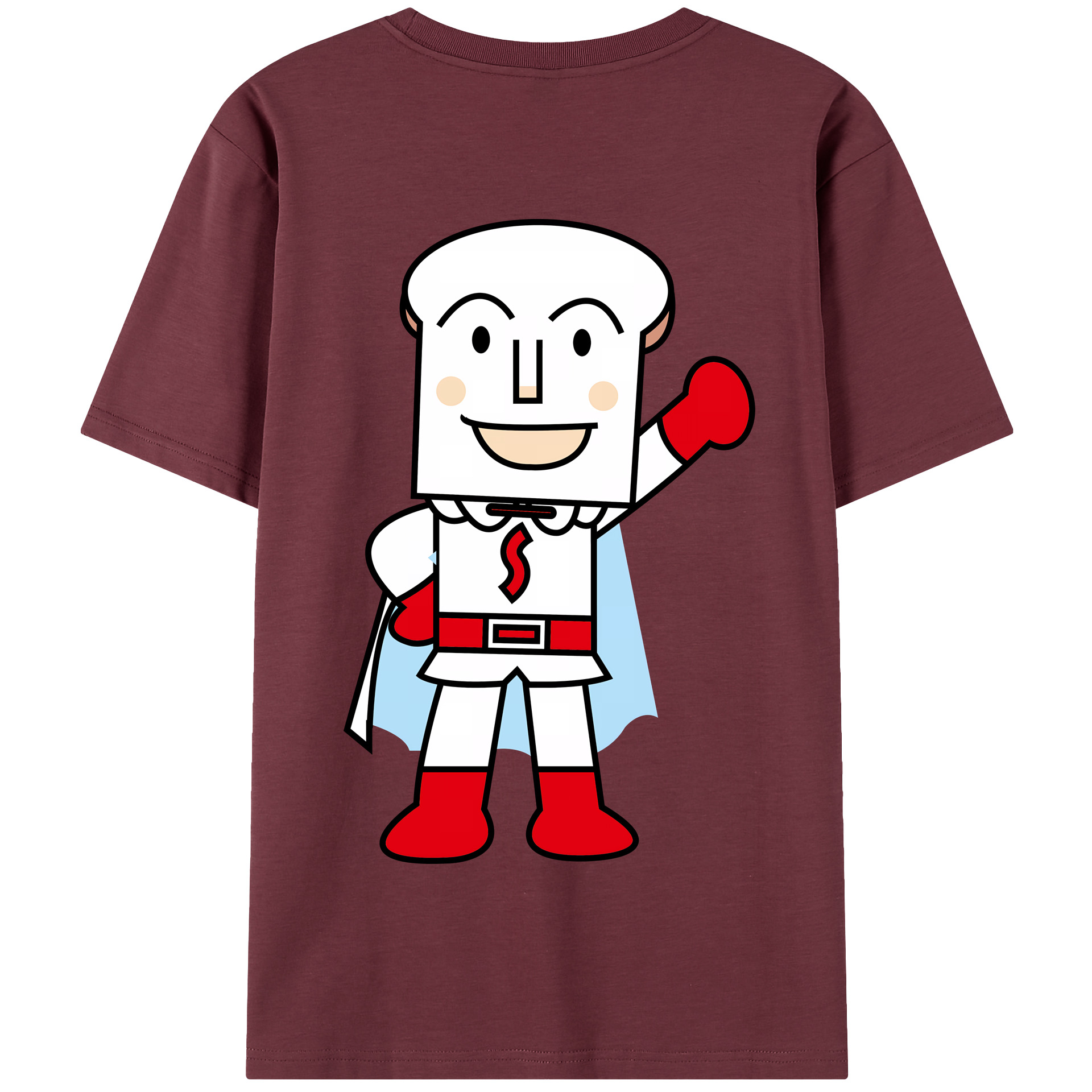 （画像用） アンパンマン Anpanman 綿100％半袖Tシャツ（背面プリント）